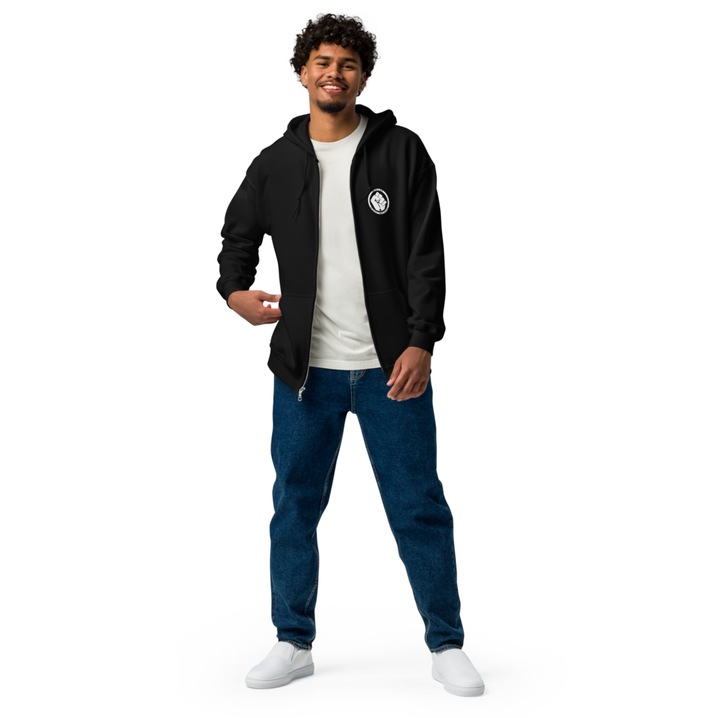 Veste zip unisexe logo